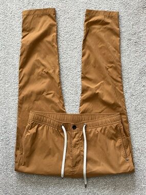 Like New Vuori Mens Ripstop Travel  Drawstring Chino Pants Size Large